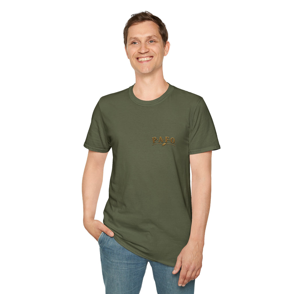 P.A.F.O. (Peck Around and Find Out) Funny Bird Lover Unisex Tee | Front & Back Graphic T-Shirt