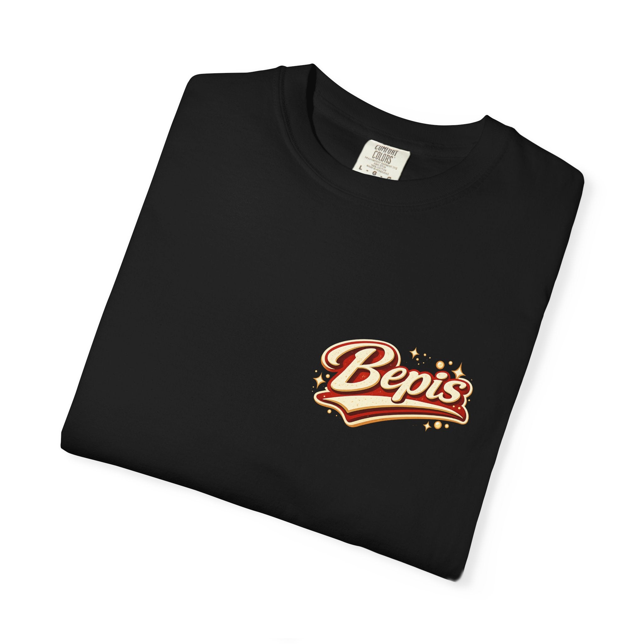 T-Shirt — "Powered by Bepis" Retro Soda Logo Tee