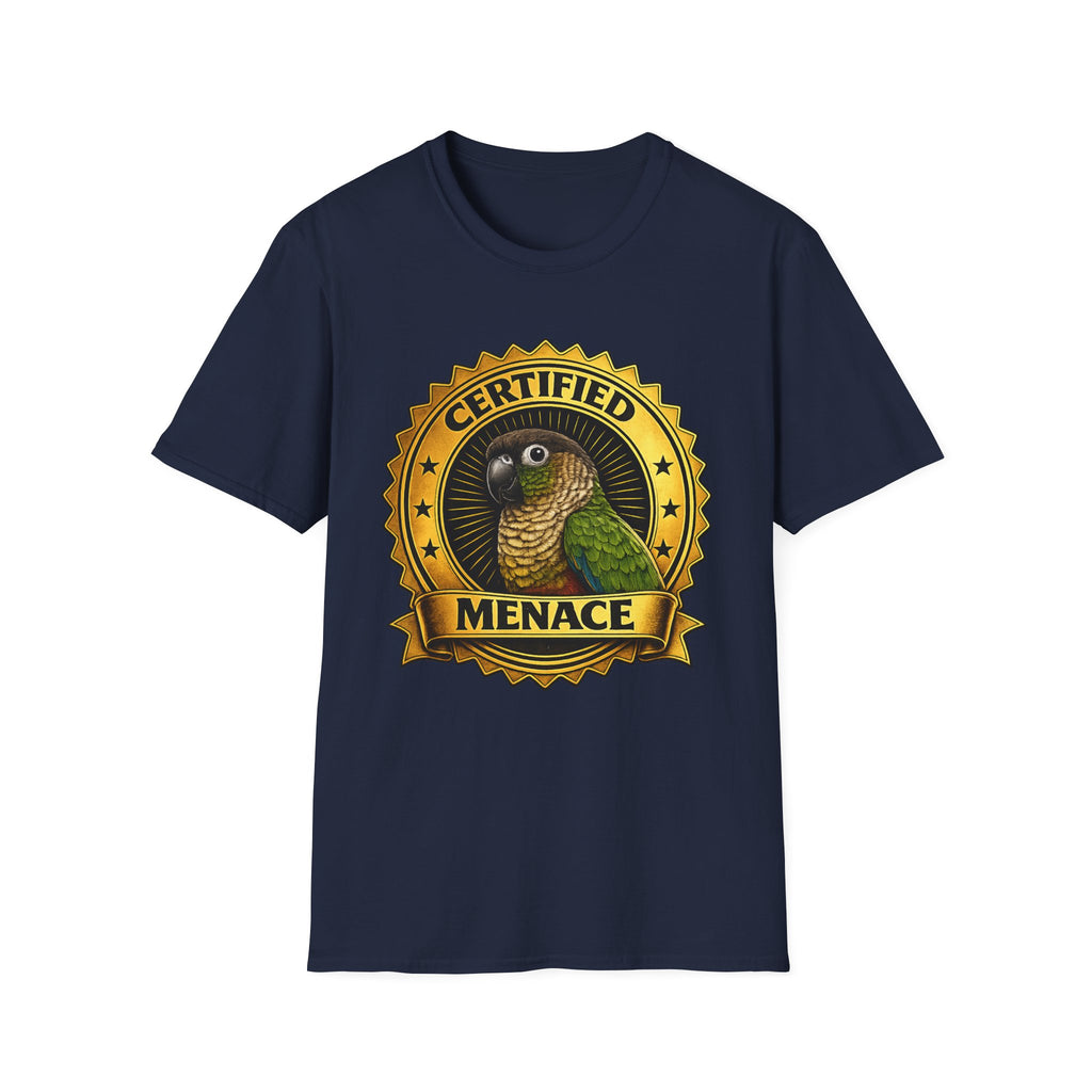 Certified Menace Parrot T-Shirt