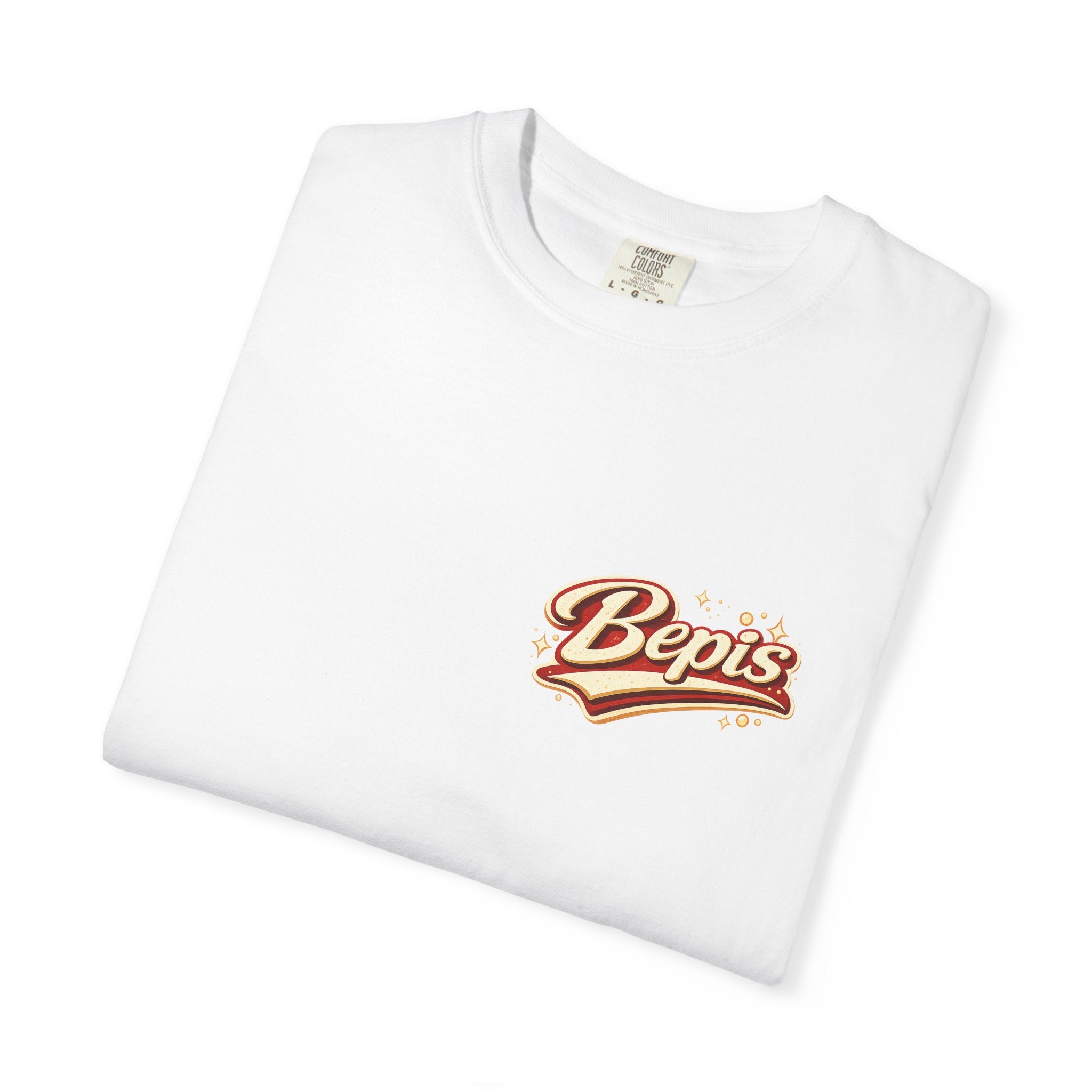 T-Shirt — "Powered by Bepis" Retro Soda Logo Tee