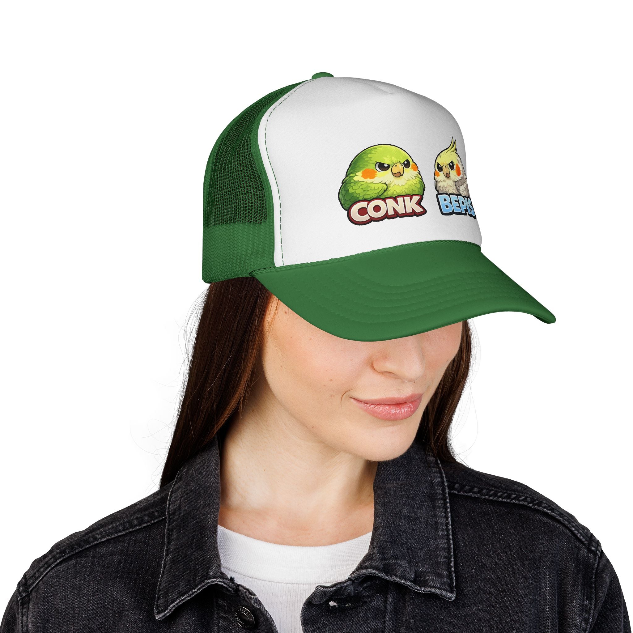 Trucker Hat — Cute Conk & Bepis Budgie Caps