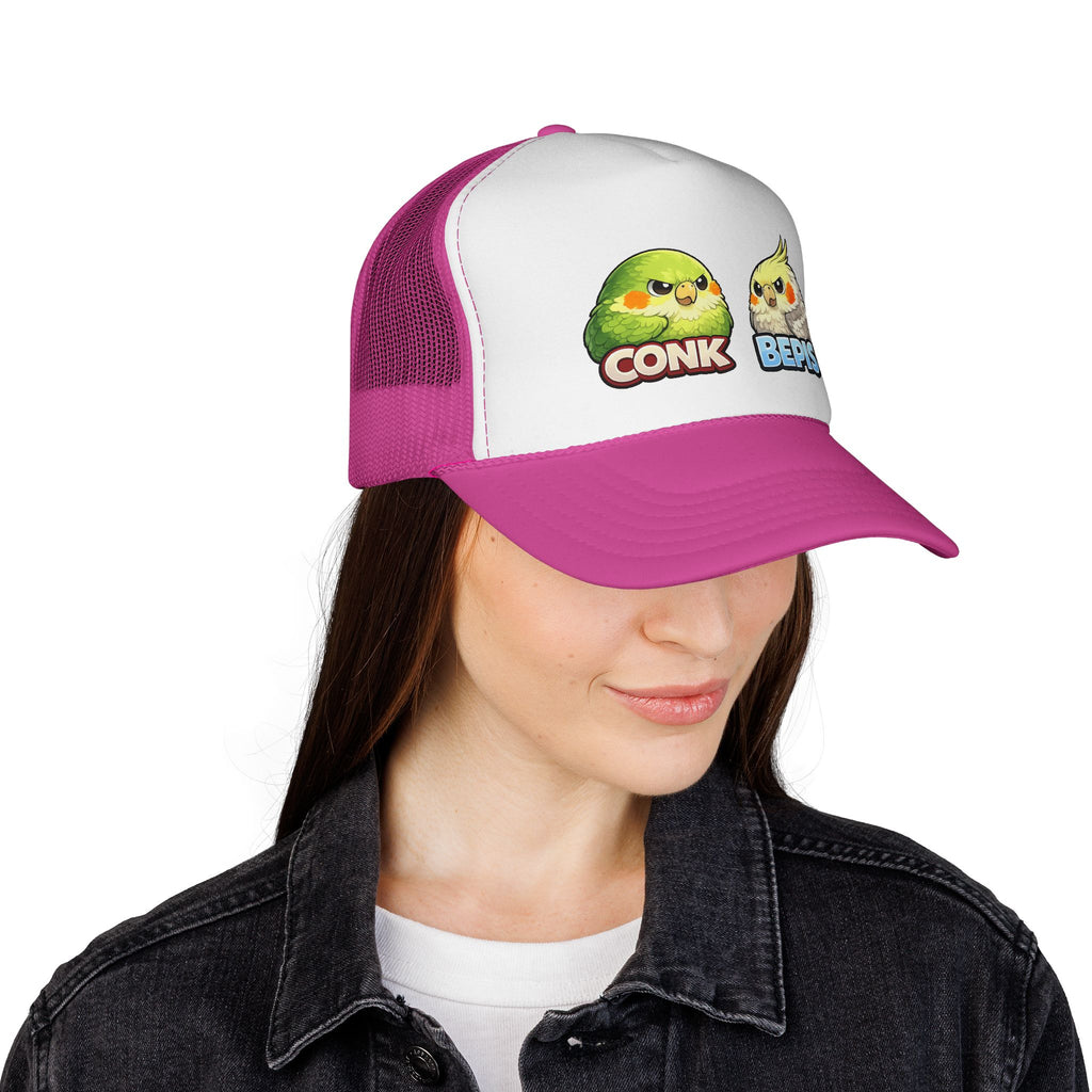 Trucker Hat — Cute Conk & Bepis Budgie Caps