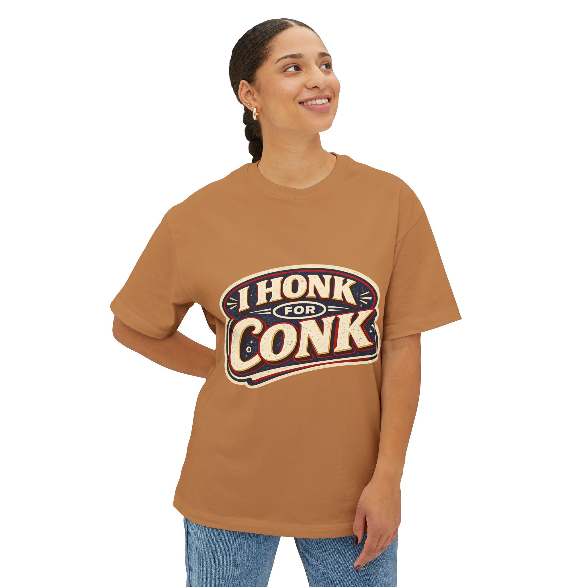 I Honk for Conk | Funny Bird Meme Graphic Tee | Vintage Retro Shirt
