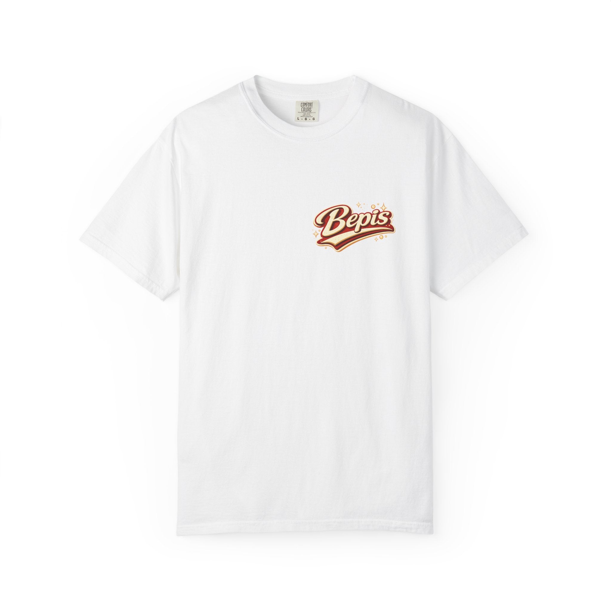 T-Shirt — "Powered by Bepis" Retro Soda Logo Tee