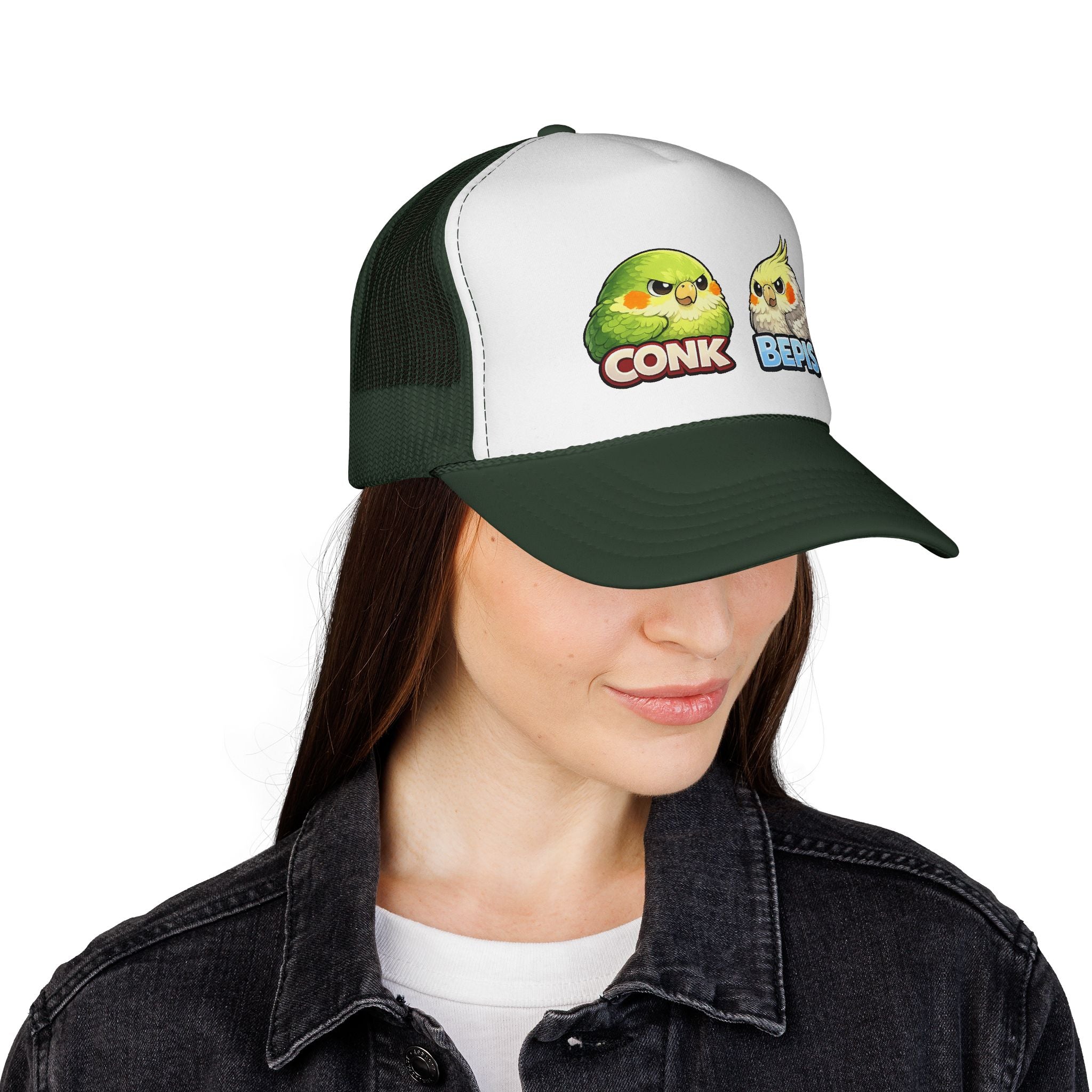 Trucker Hat — Cute Conk & Bepis Budgie Caps