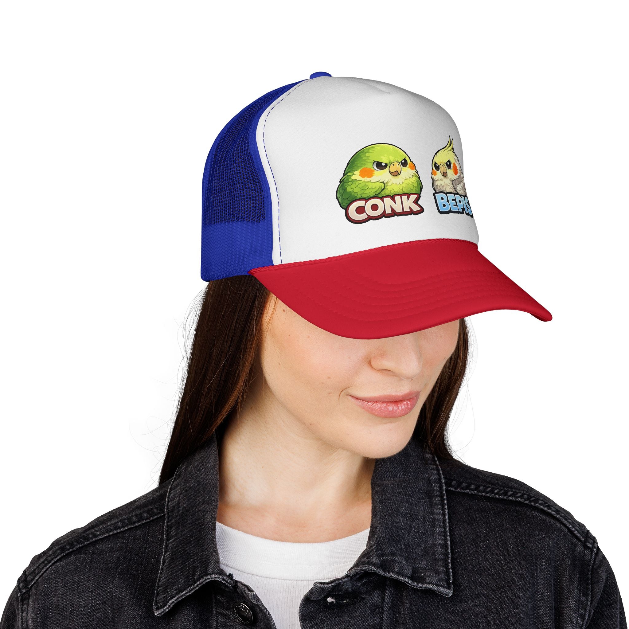 Trucker Hat — Cute Conk & Bepis Budgie Caps