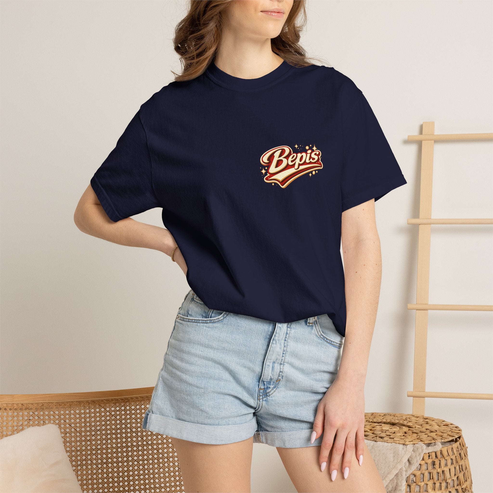 T-Shirt — "Powered by Bepis" Retro Soda Logo Tee