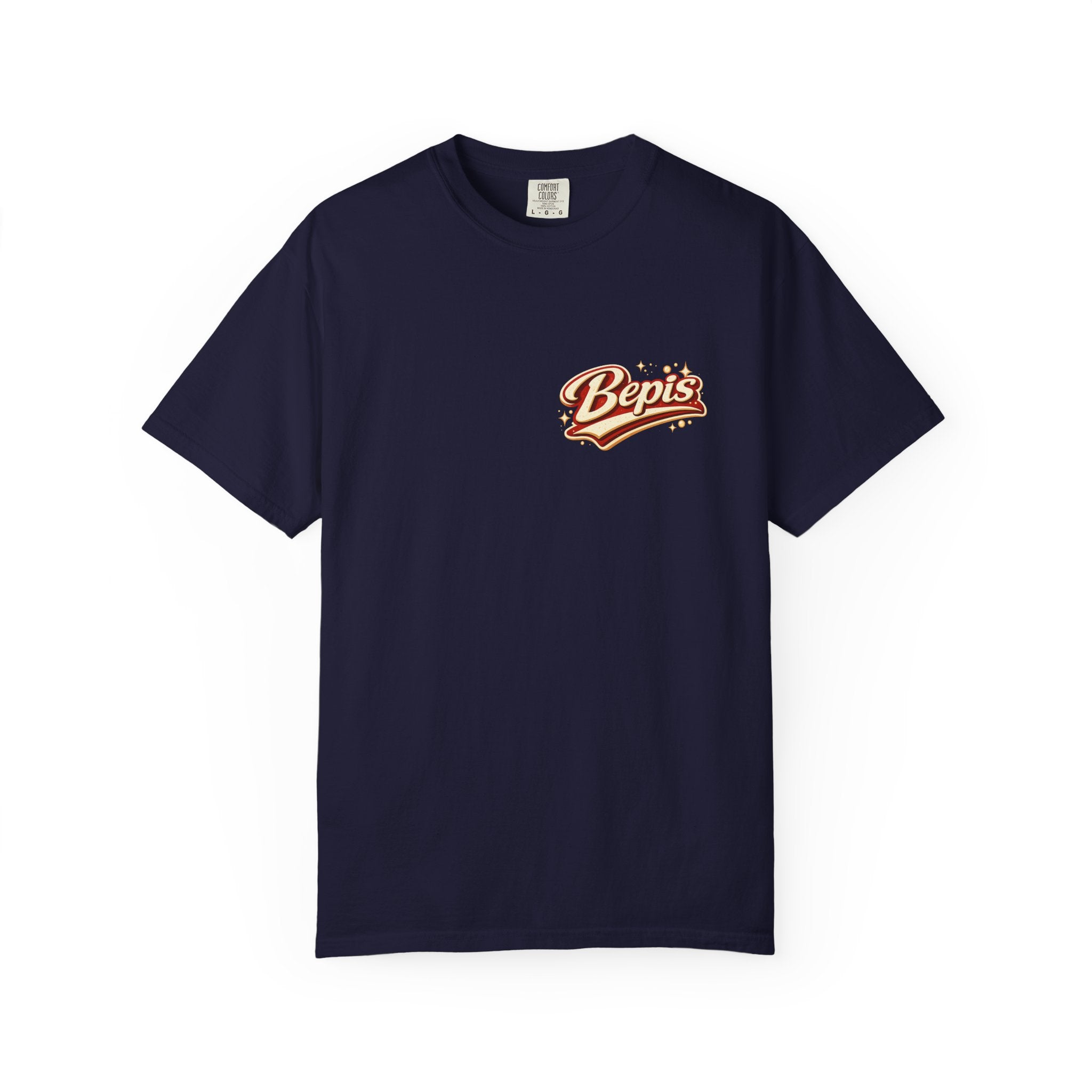 T-Shirt — "Powered by Bepis" Retro Soda Logo Tee