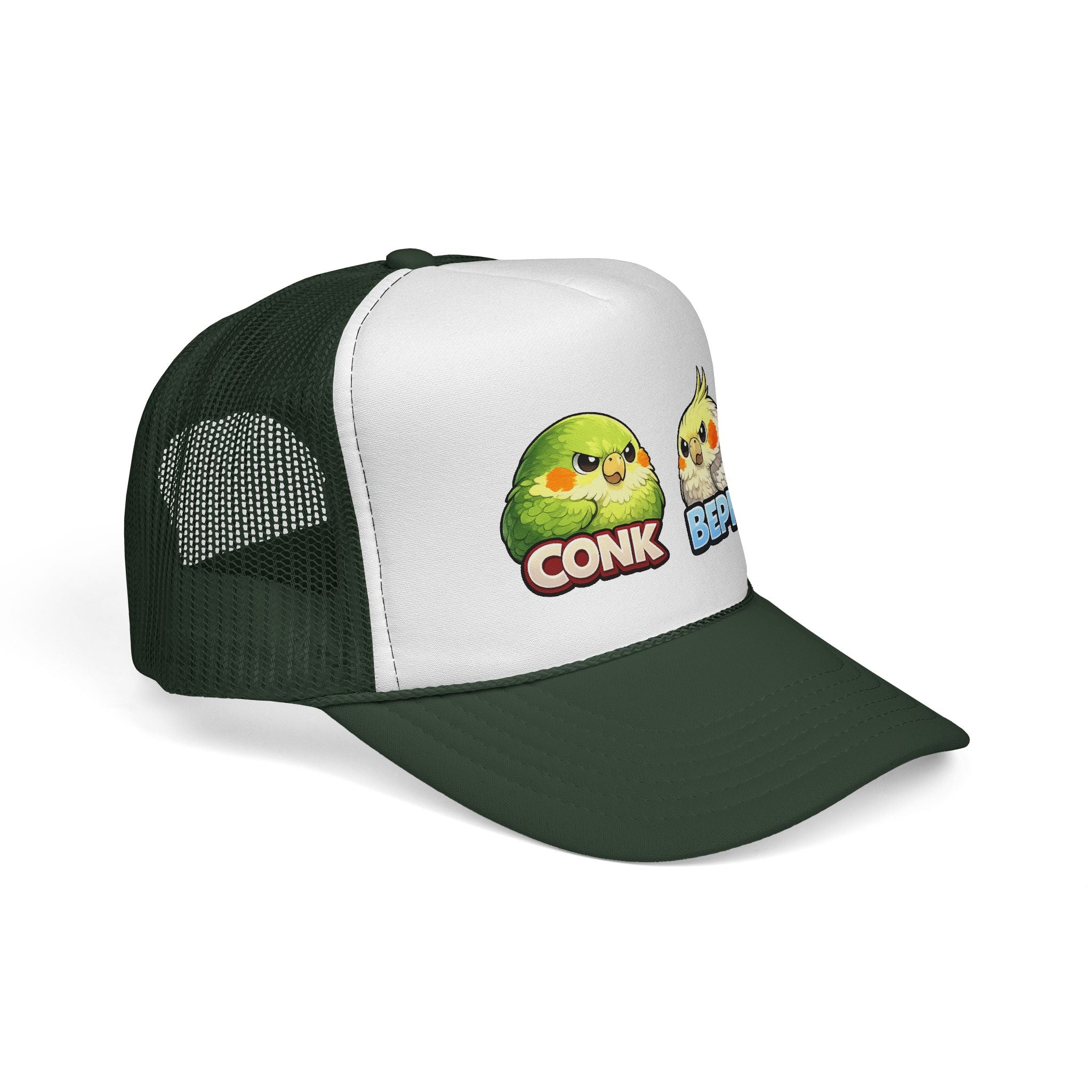 Trucker Hat — Cute Conk & Bepis Budgie Caps