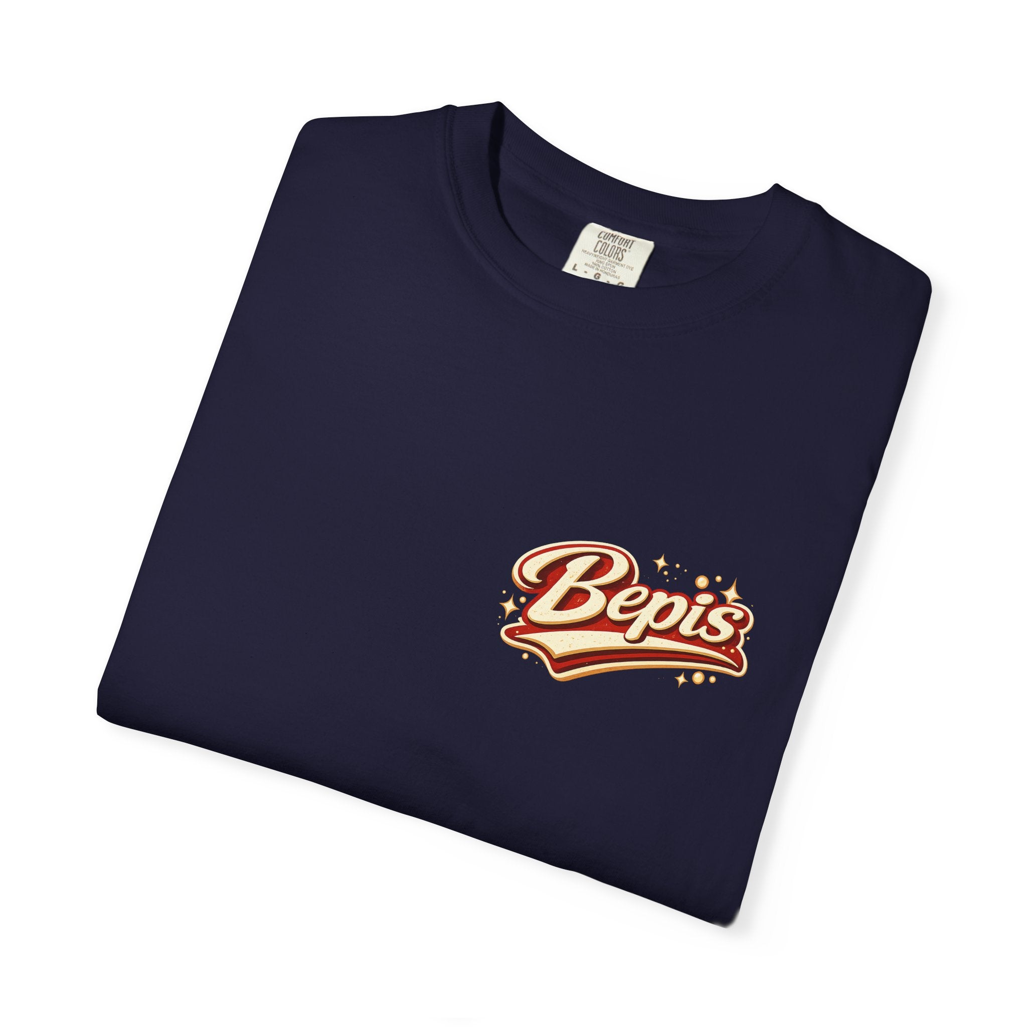T-Shirt — "Powered by Bepis" Retro Soda Logo Tee