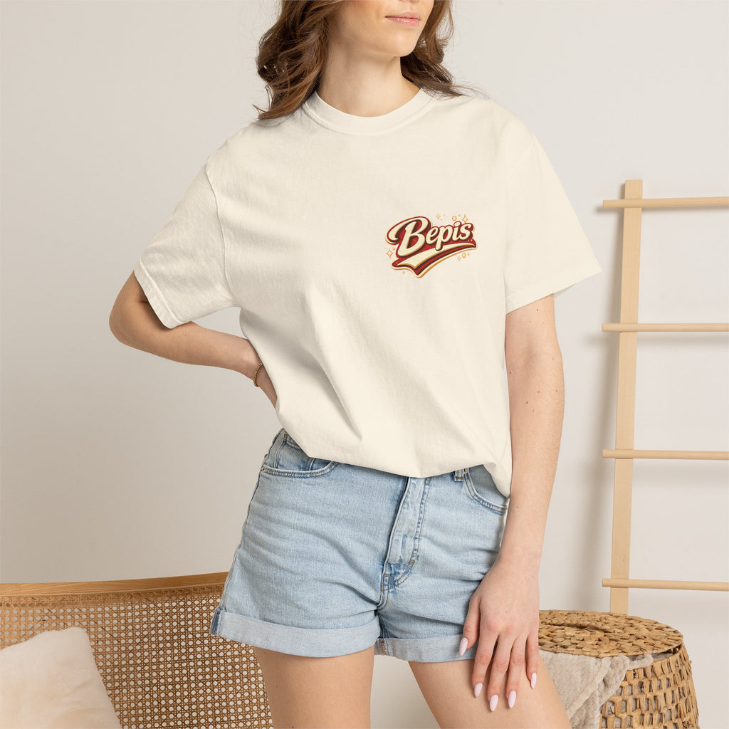 T-Shirt — "Powered by Bepis" Retro Soda Logo Tee