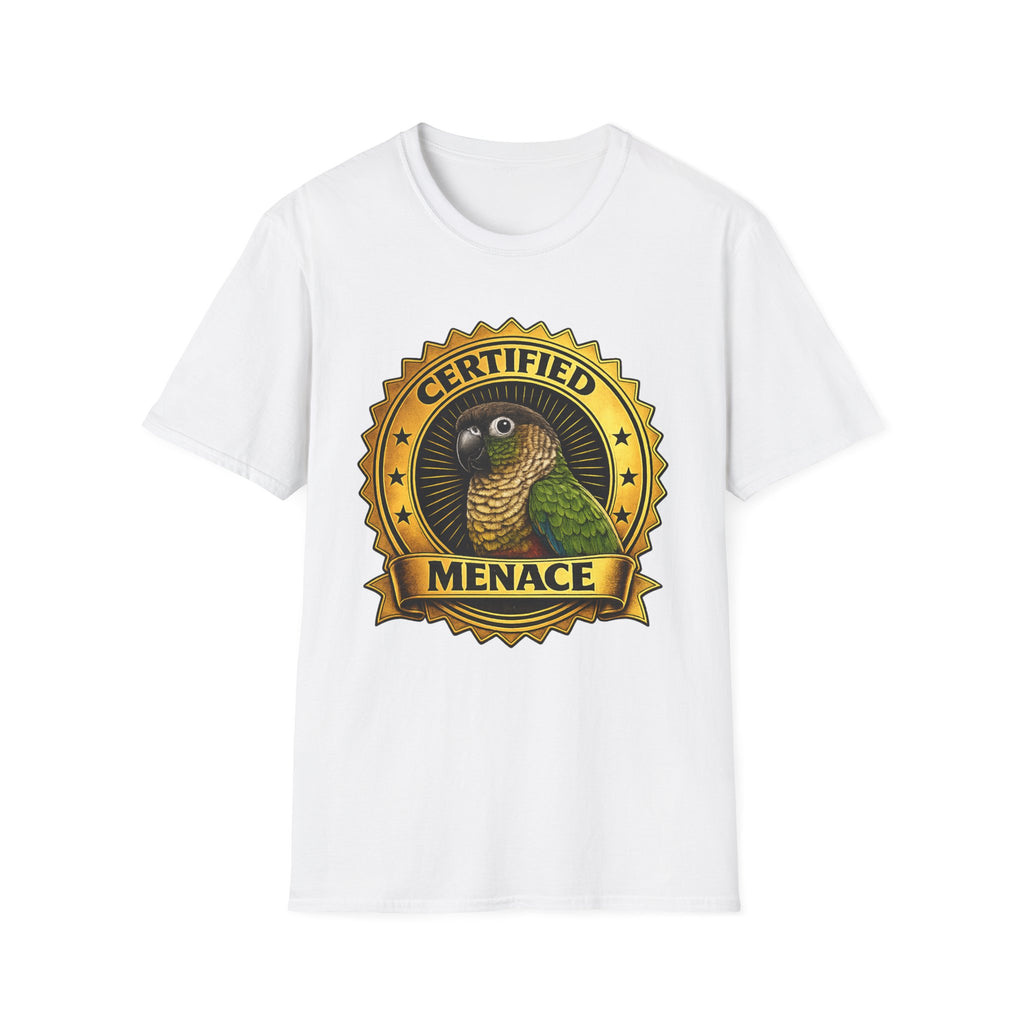Certified Menace Parrot T-Shirt