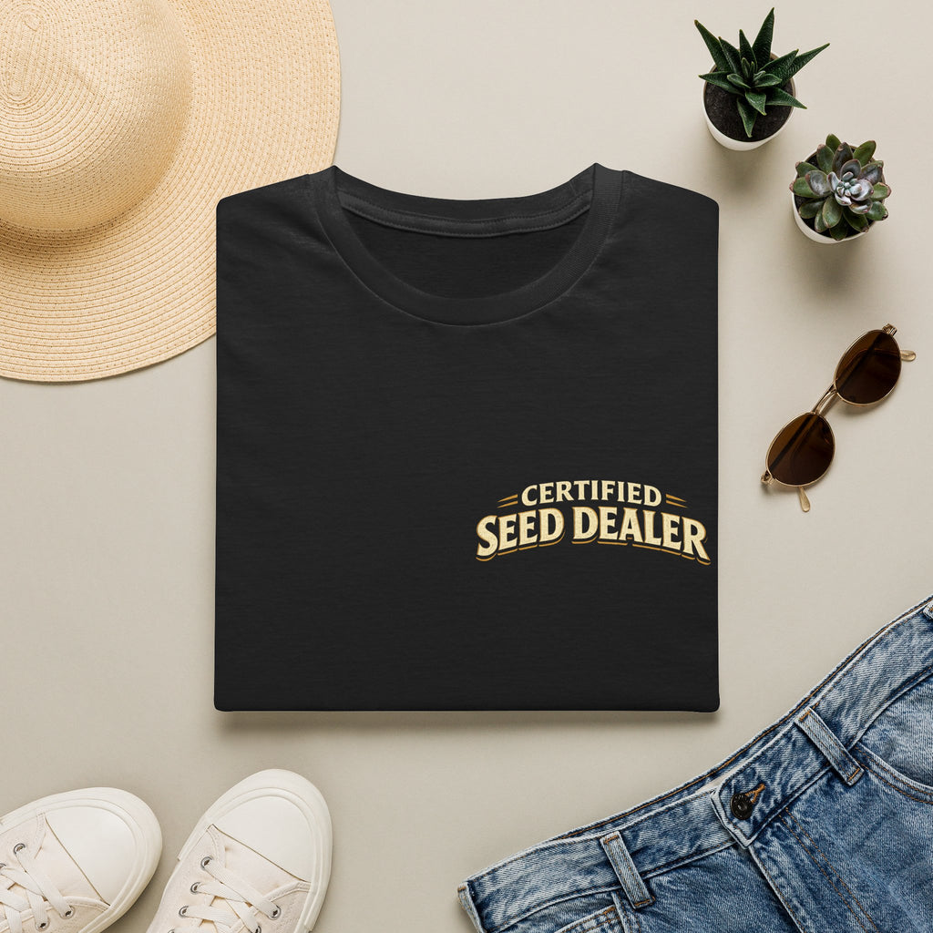 Certified Seed Dealer – Premium Millet. No Refunds. | Funny Bird Lover T-Shirt