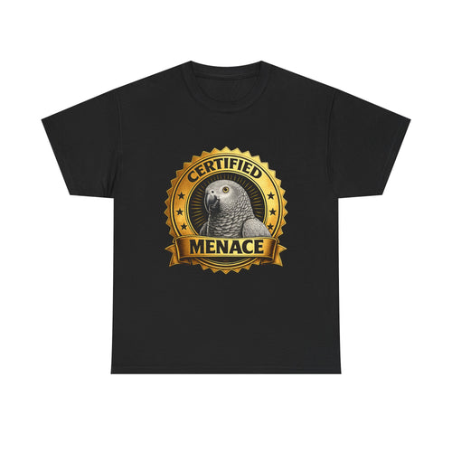 Certified Menace African Grey T-Shirt