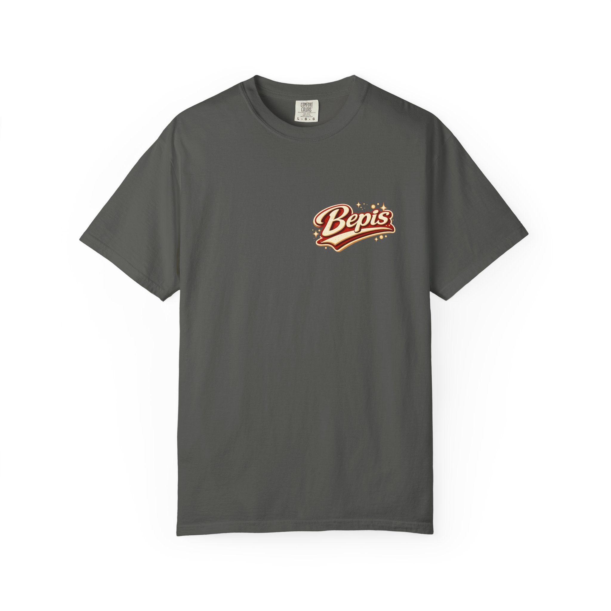T-Shirt — "Powered by Bepis" Retro Soda Logo Tee