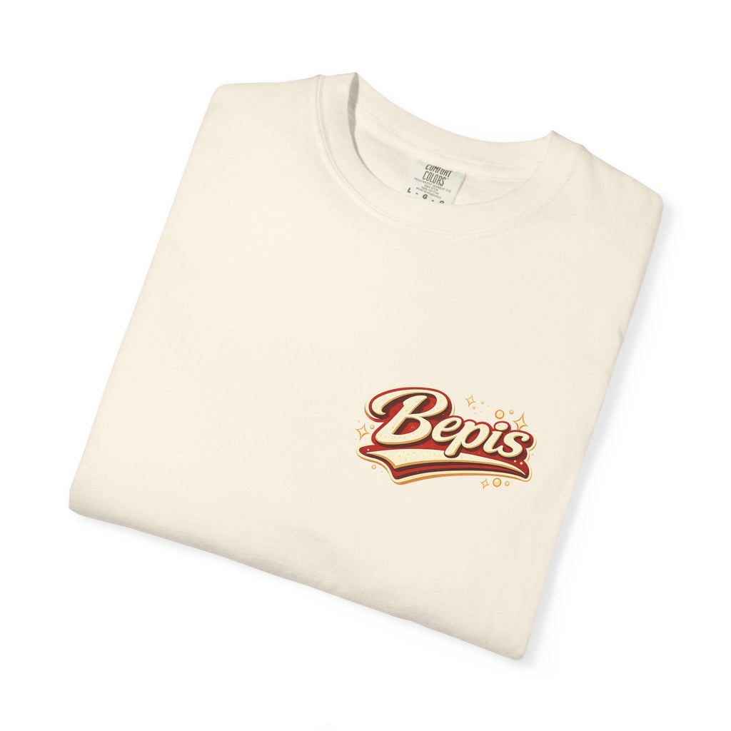 T-Shirt — "Powered by Bepis" Retro Soda Logo Tee