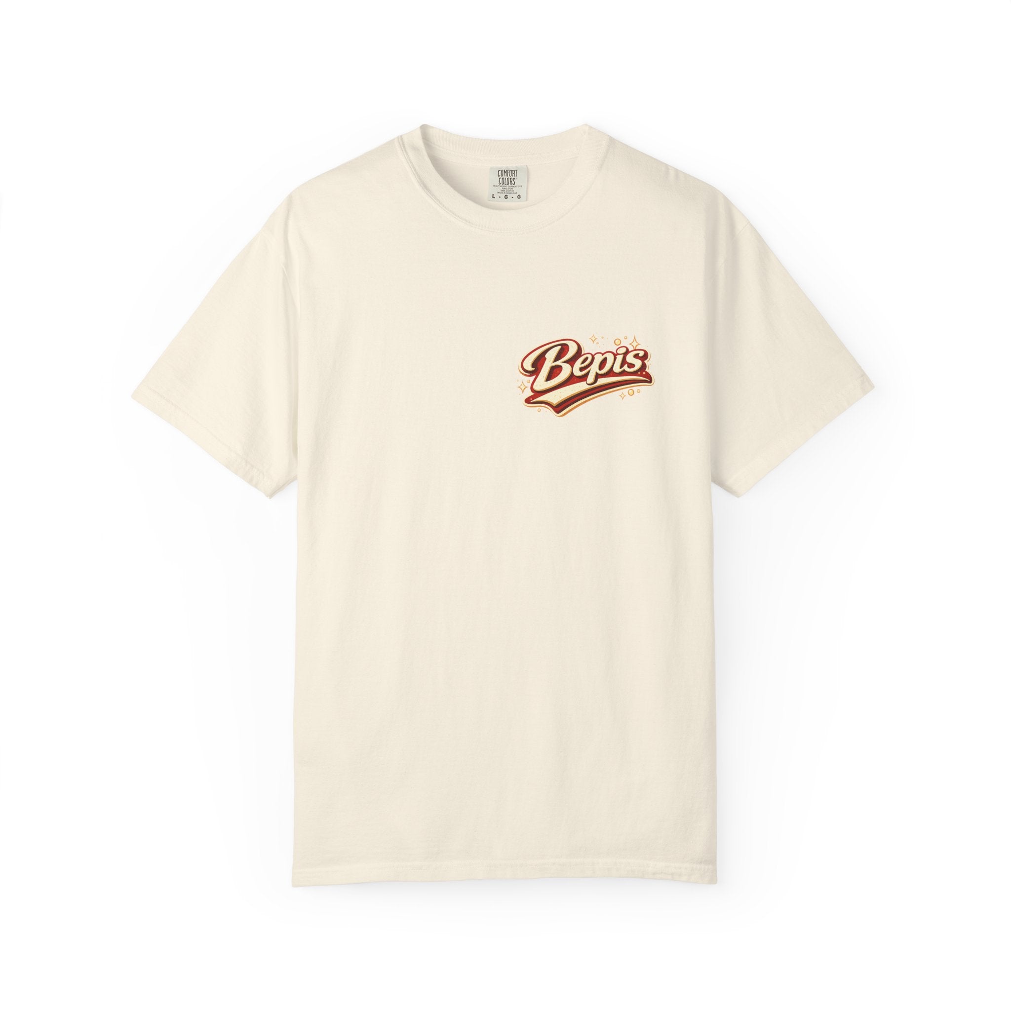 T-Shirt — "Powered by Bepis" Retro Soda Logo Tee