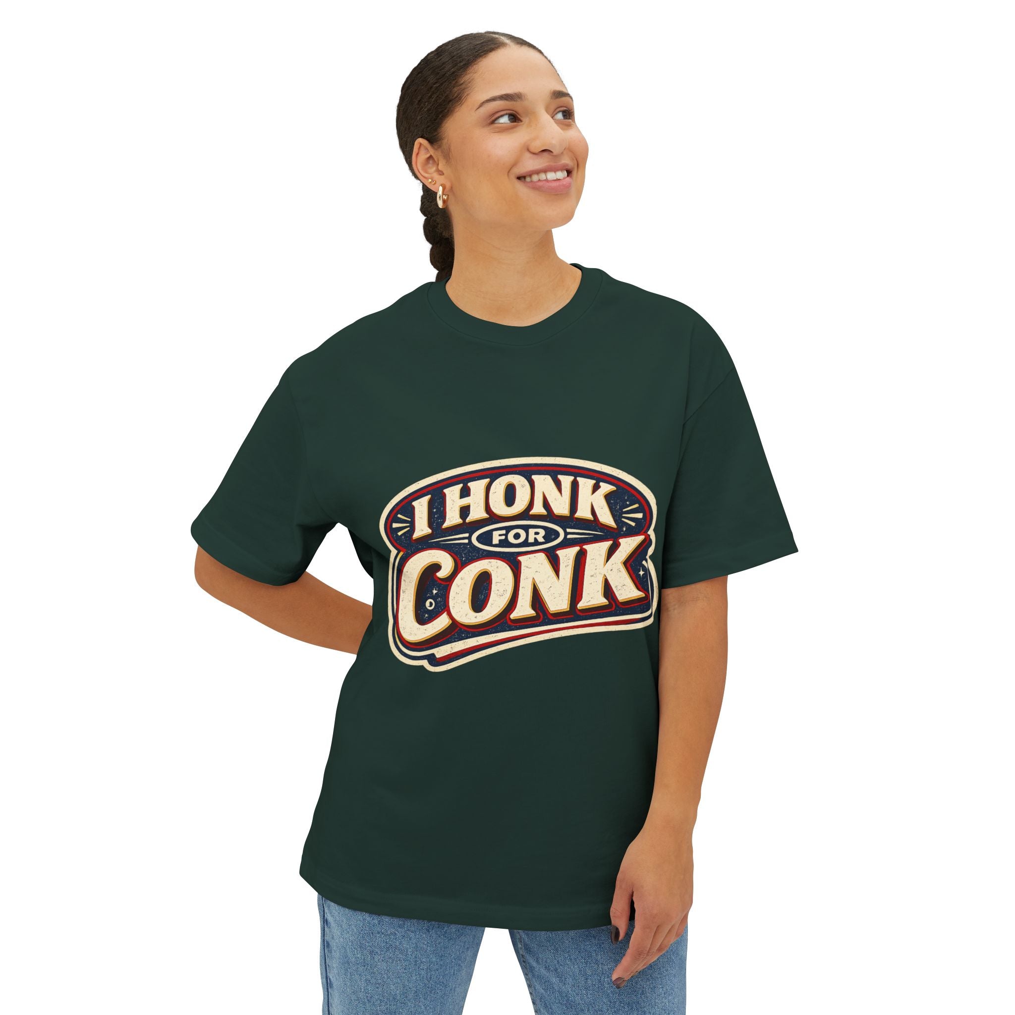 I Honk for Conk | Funny Bird Meme Graphic Tee | Vintage Retro Shirt