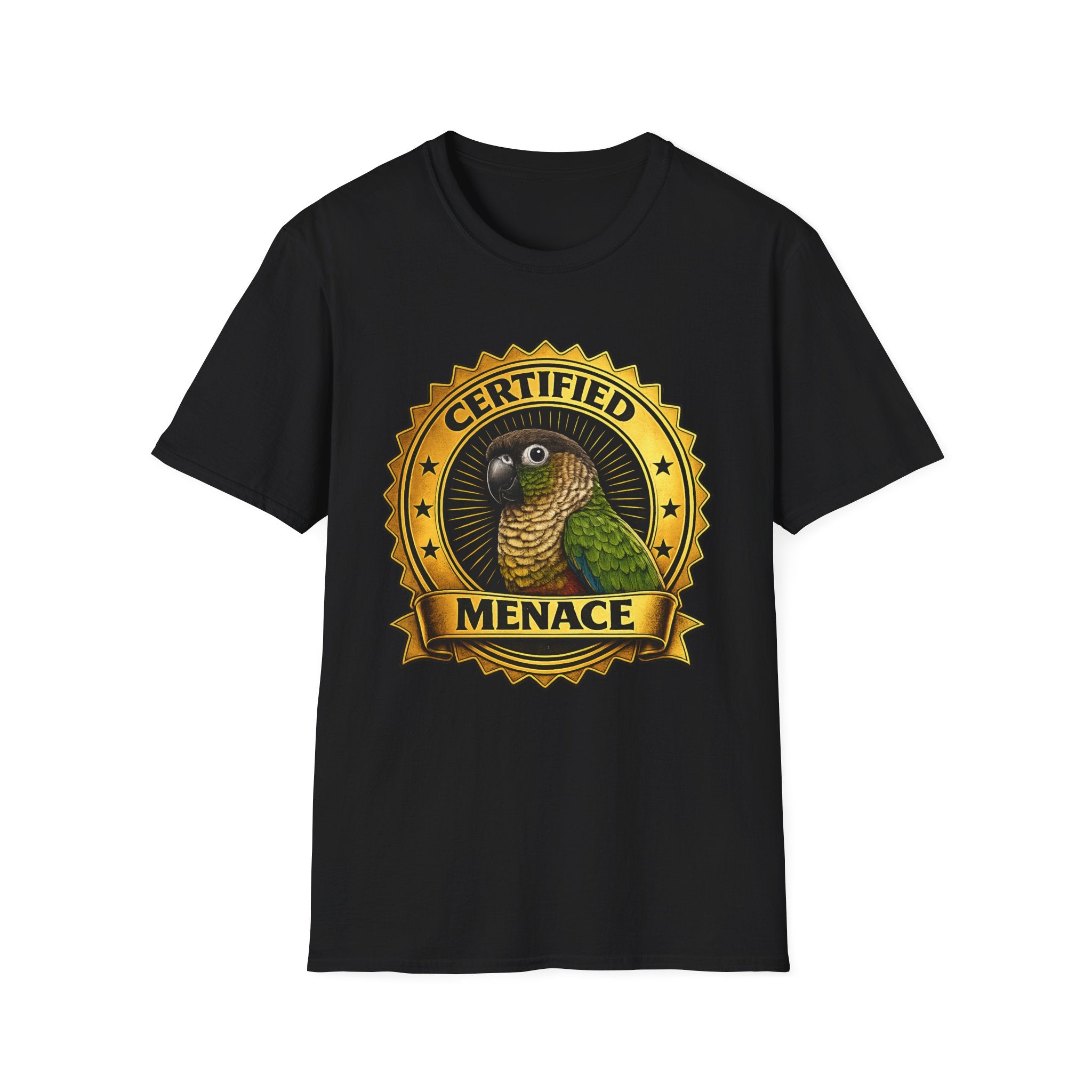 Certified Menace Parrot T-Shirt