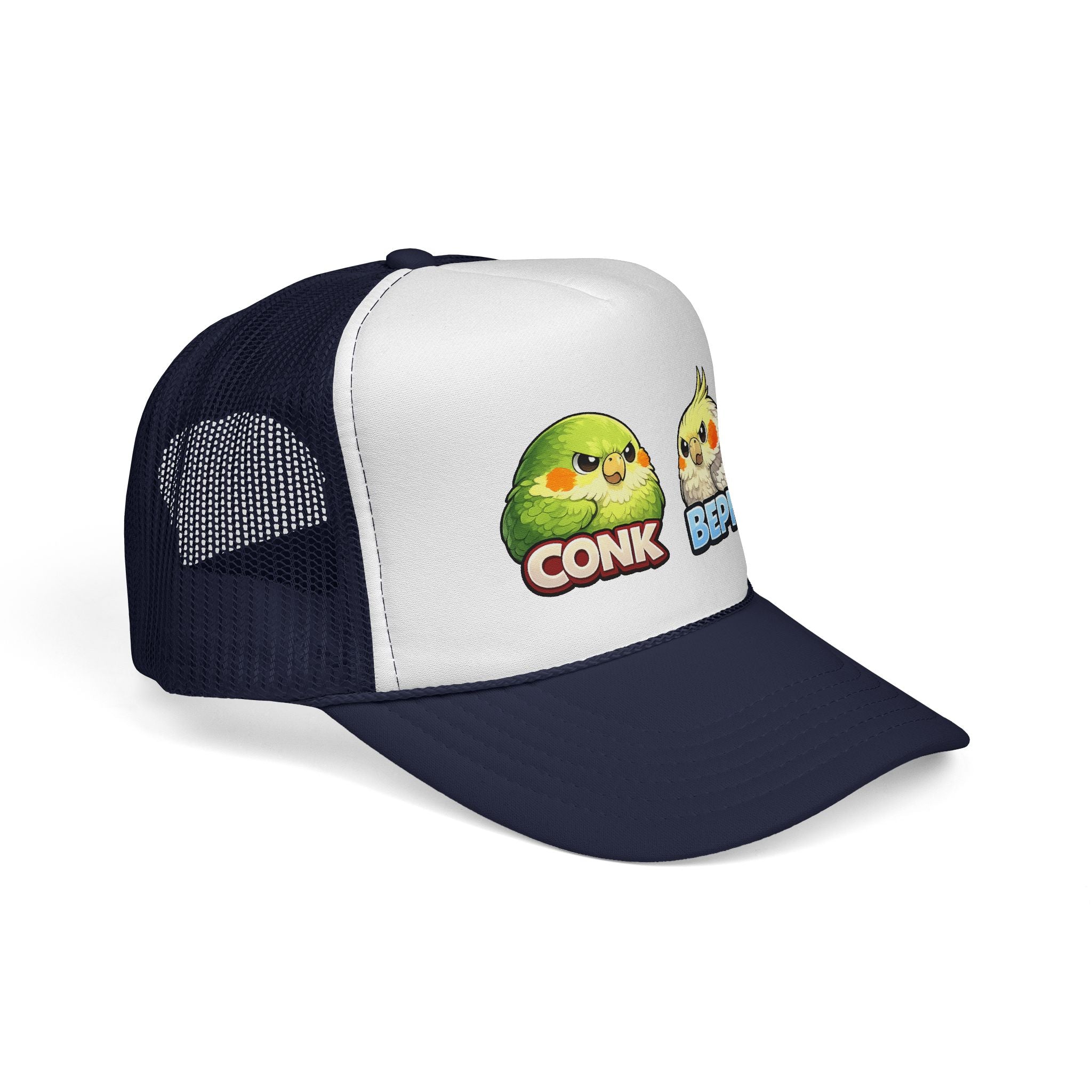 Trucker Hat — Cute Conk & Bepis Budgie Caps