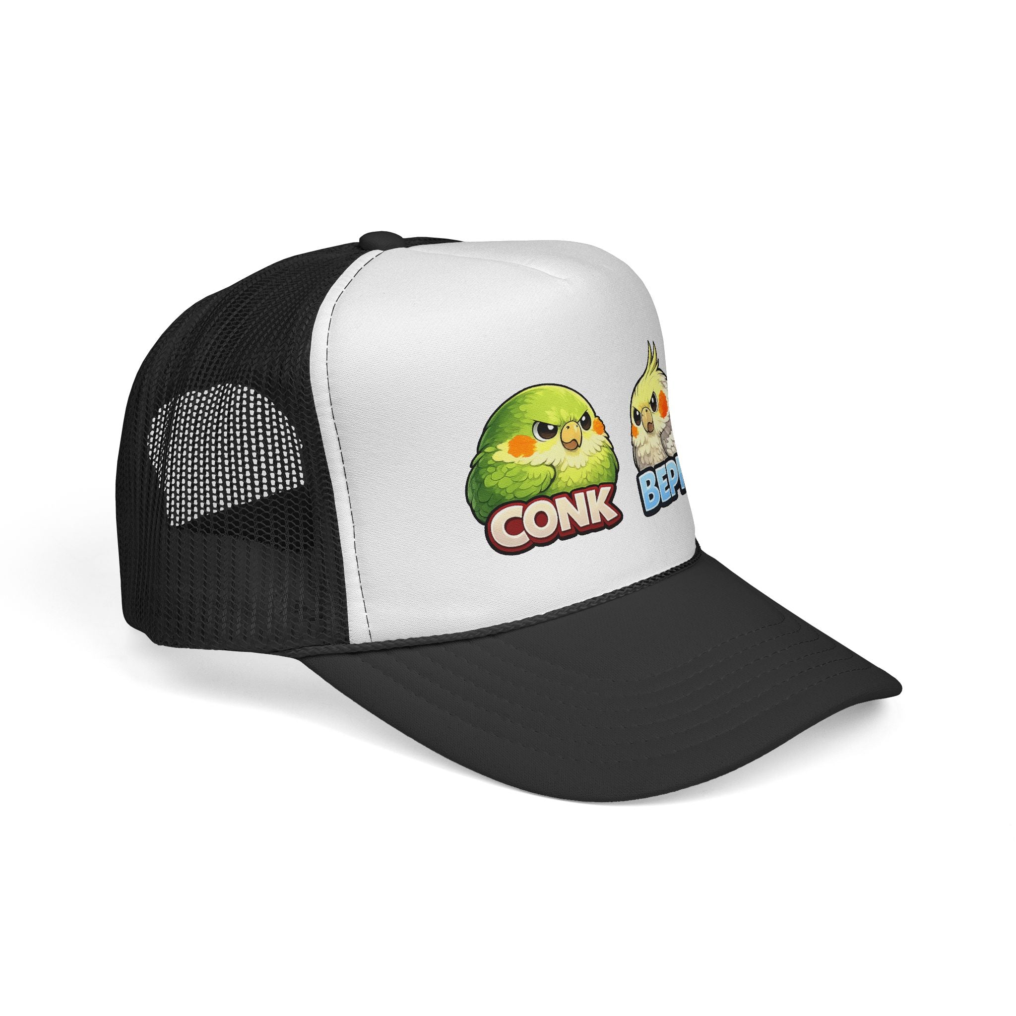 Trucker Hat — Cute Conk & Bepis Budgie Caps